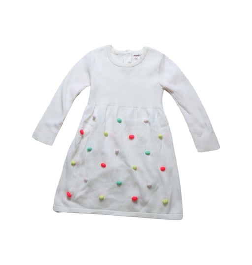 A White Sweater Dresses from Seed in size 18-24M for girl. (Front View)