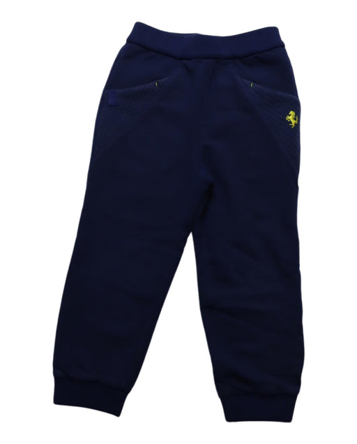 A Navy Sweatpants from Ferrari in size 2T for boy. (Front View)