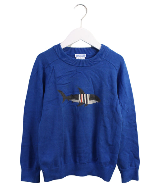 A Blue Knit Sweaters from Jacadi in size 8Y for boy. (Front View)