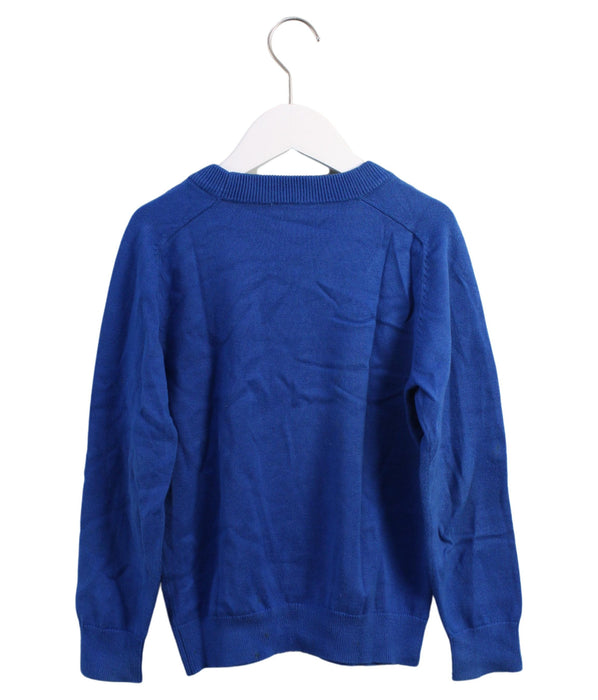 A Blue Knit Sweaters from Jacadi in size 8Y for boy. (Back View)