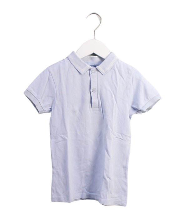 A Purple Short Sleeve Polos from Jacadi in size 6T for boy. (Front View)