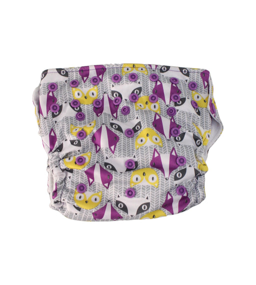 A Grey Swim Diapers from Rumparooz in size O/S for neutral. (Front View)