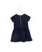 A Navy Short Sleeve Dresses from Jacadi in size 4T for girl. (Back View)