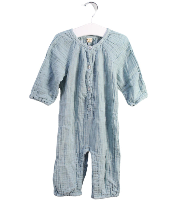 A Blue Jumpsuits from Numero 74 in size 6-12M for girl. (Front View)