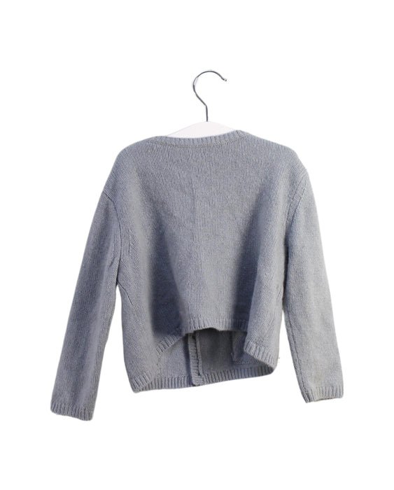 A Grey Cardigans from Bonpoint in size 2T for girl. (Back View)