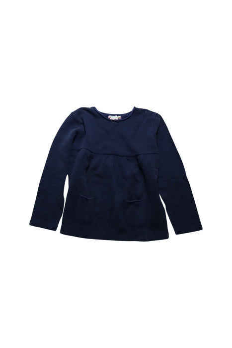 A Navy Long Sleeve Tops from Bonpoint in size 10Y for girl. (Front View)