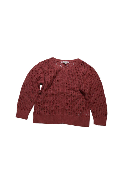 A Pink Cardigans from Bonpoint in size 10Y for girl. (Front View)