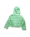 A Green Puffer/Quilted Jackets from Moncler in size 3T for girl. (Back View)