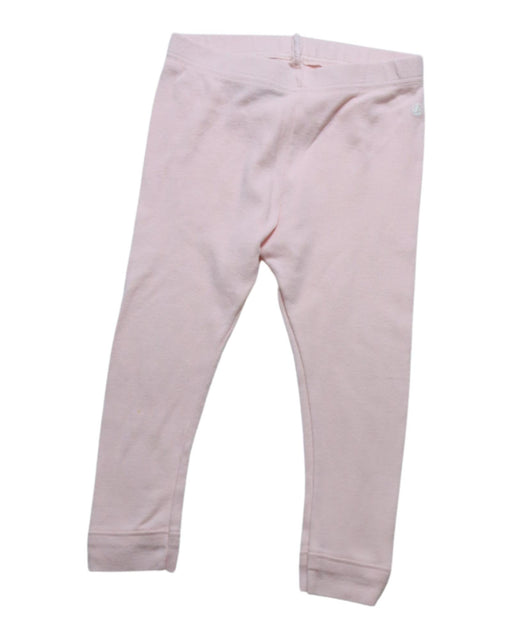 A Pink Leggings from Petit Bateau in size 12-18M for girl. (Front View)