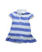 A Blue Short Sleeve Dresses from Ralph Lauren in size 6-12M for girl. (Front View)