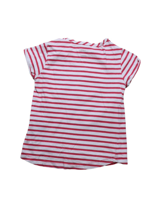 A Pink Short Sleeve T Shirts from La Compagnie des Petits in size 3T for girl. (Back View)