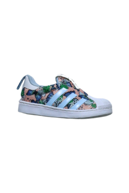 A Pink Sneakers from Adidas in size 18-24M for girl. (Front View)