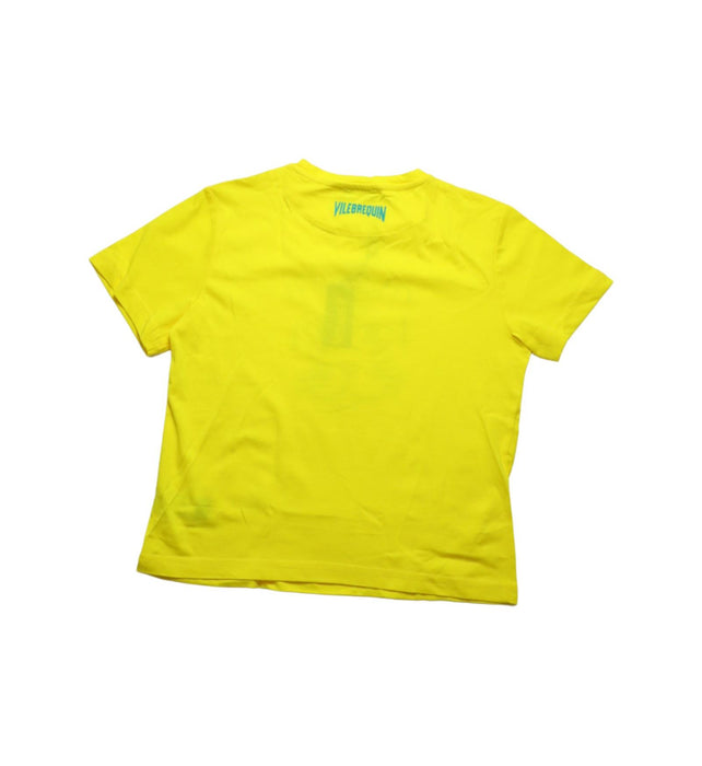 A Yellow T Shirts from Vilebrequin in size 8Y for boy. (Back View)