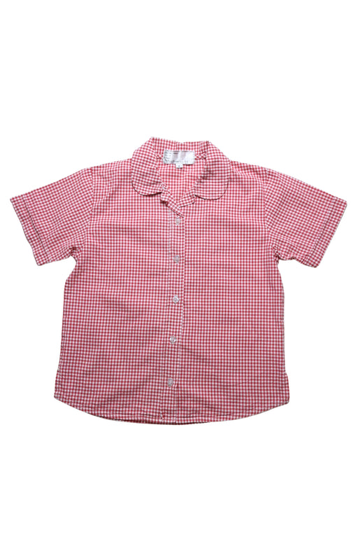A Red Short Sleeve Tops from Kellett School in size 3T for girl. (Front View)