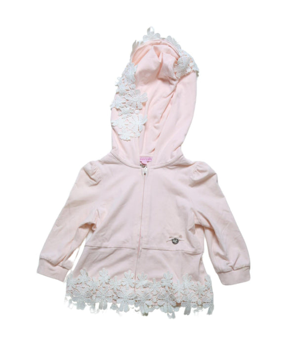 A Pink Lightweight Jackets from Nicholas & Bears in size 12-18M for girl. (Front View)