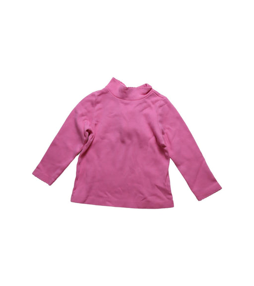 A Pink Long Sleeve Tops from Kingkow in size 12-18M for girl. (Front View)