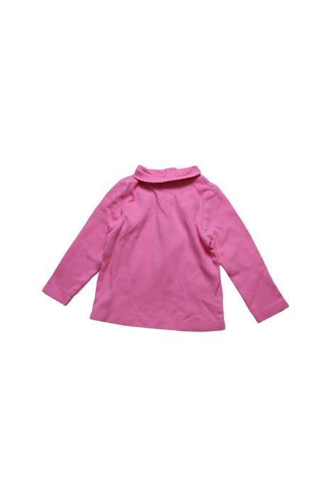 A Pink Long Sleeve Tops from Kingkow in size 12-18M for girl. (Back View)