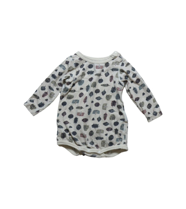 A Beige Long Sleeve Bodysuits from Helly Hansen in size 12-18M for girl. (Front View)