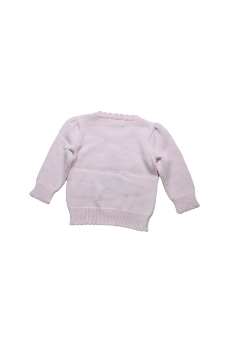 A Pink Knit Sweaters from Ralph Lauren in size 6-12M for girl. (Back View)