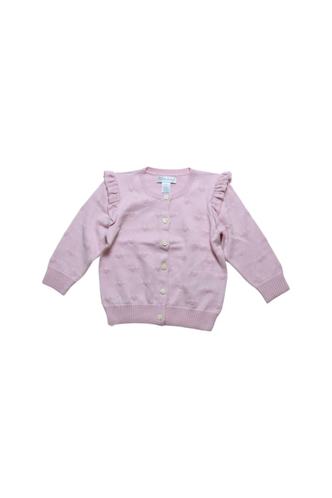 A Pink Cardigans from Ralph Lauren in size 6-12M for girl. (Front View)