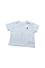 A White Short Sleeve T Shirts from Ralph Lauren in size 3-6M for girl. (Front View)