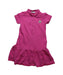 A Pink Short Sleeve Dresses from Moncler in size 6T for girl. (Front View)