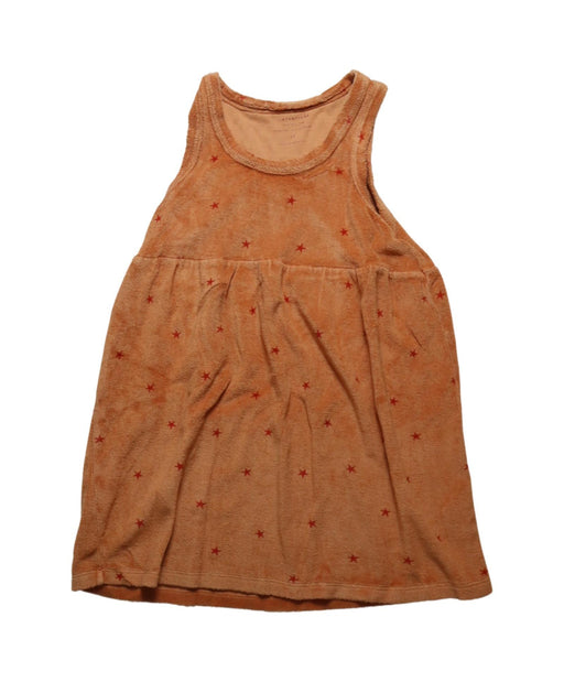 A Orange Sleeveless Dresses from Tinycottons in size 8Y for girl. (Front View)