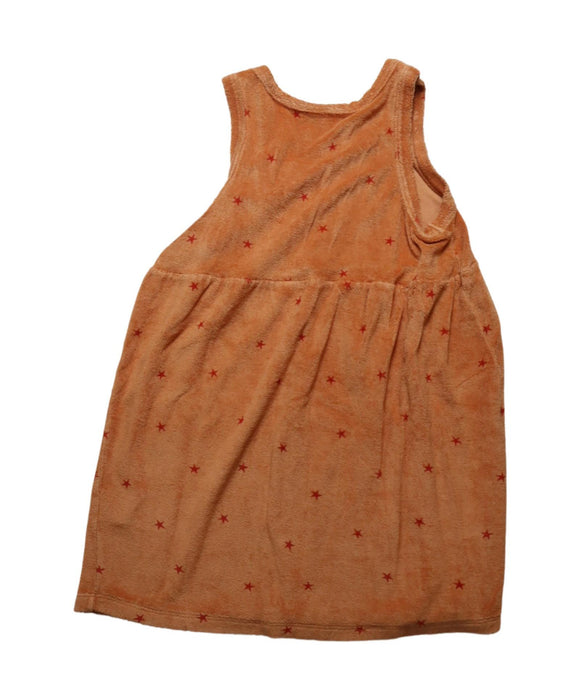 A Orange Sleeveless Dresses from Tinycottons in size 8Y for girl. (Back View)