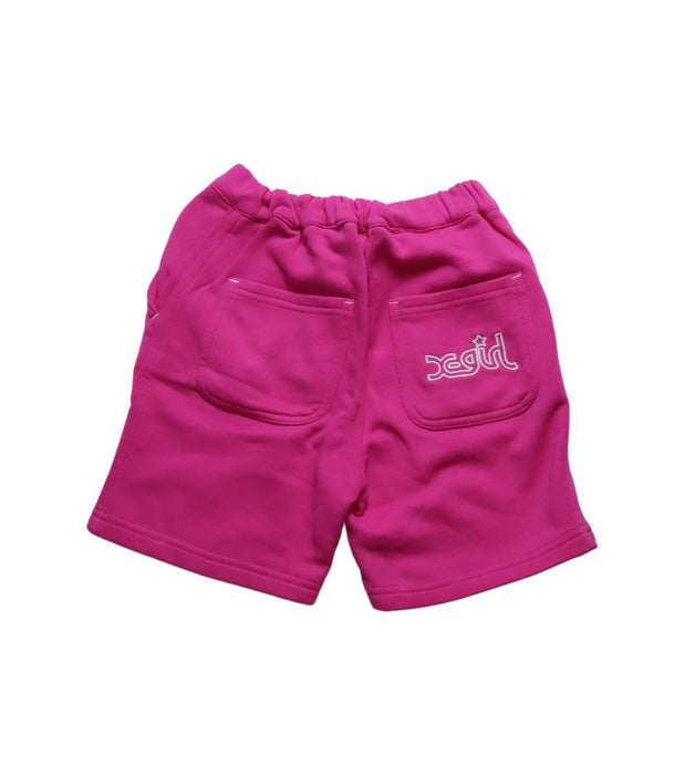 A Pink Shorts from X-Girl Stages in size 4T for girl. (Back View)