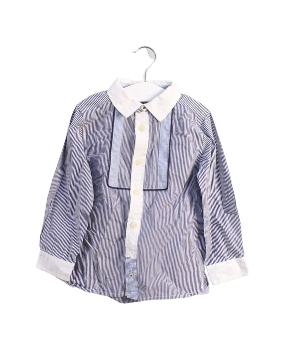 A Blue Shirts from Jacadi in size 3T for boy. (Front View)