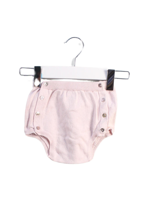 A Pink Bloomers from Les Enfantines in size 6-12M for girl. (Front View)