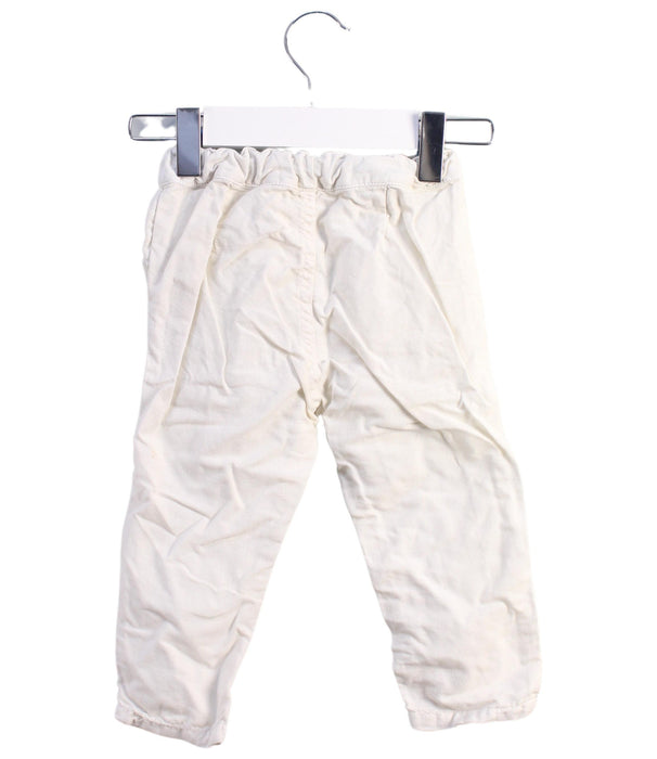 A White Casual Pants from DPAM in size 6-12M for boy. (Back View)