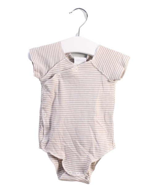 A Brown Bodysuits from Natalys in size 0-3M for girl. (Front View)