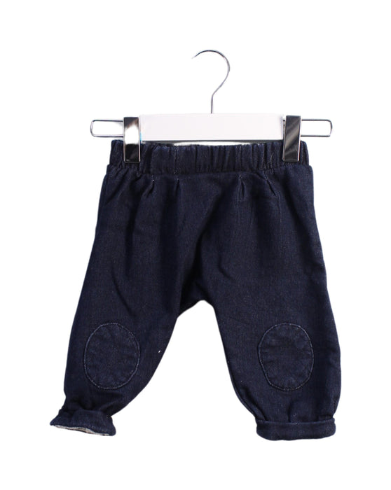 A Blue Jeans from Vertbaudet in size 3-6M for boy. (Front View)