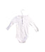 A White Bodysuits from Cyrillus in size 6-12M for girl. (Back View)