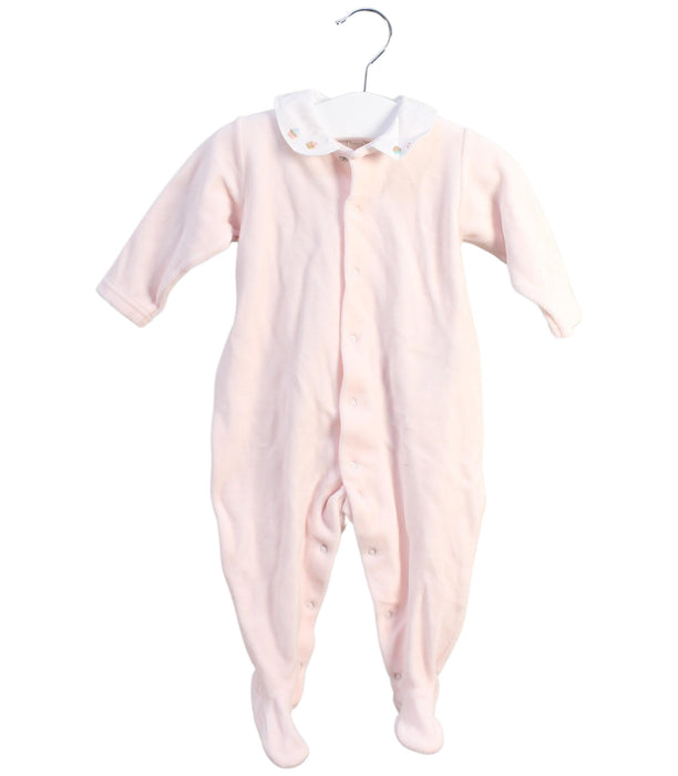 A Pink Onesies from Bonpoint in size 0-3M for girl. (Front View)