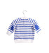 A Blue Sweatshirts from Petit Bateau in size 3-6M for boy. (Back View)