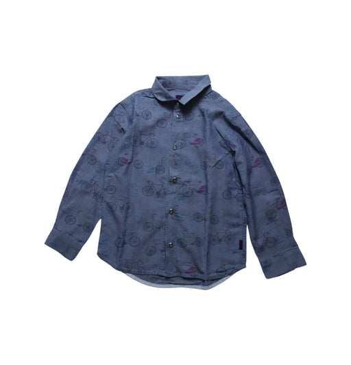 A Blue Shirts from Paul Smith in size 4T for boy. (Front View)