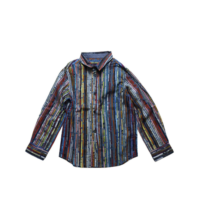 A Blue Shirts from Paul Smith in size 4T for boy. (Front View)