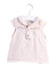 A White Short Sleeve Dresses from Sergent Major in size 12-18M for girl. (Front View)