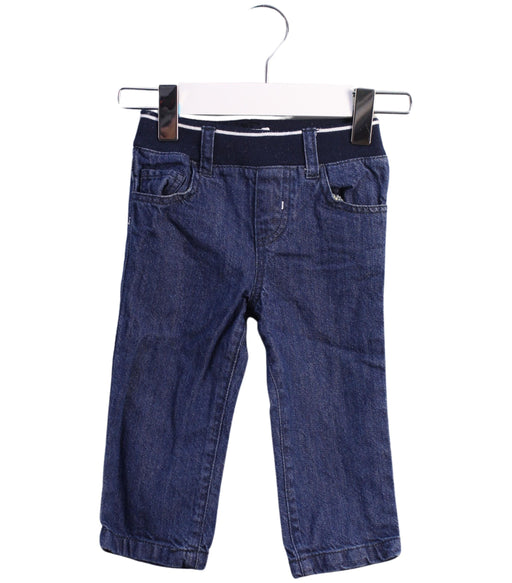 A Blue Jeans from Bout'Chou in size 3-6M for boy. (Front View)