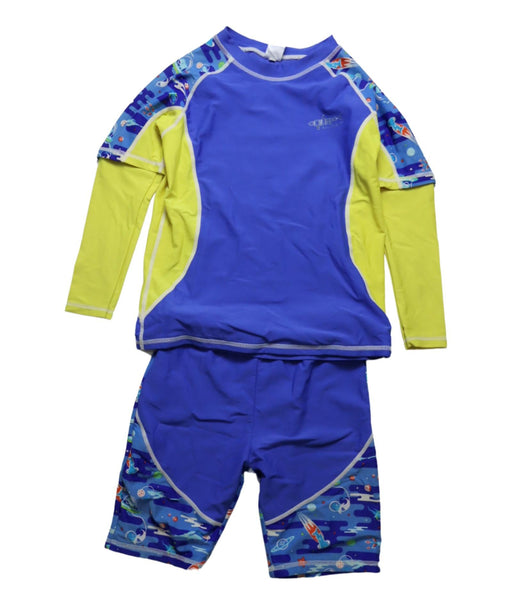 A Blue Swim Sets from Aquasport in size 10Y for boy. (Front View)