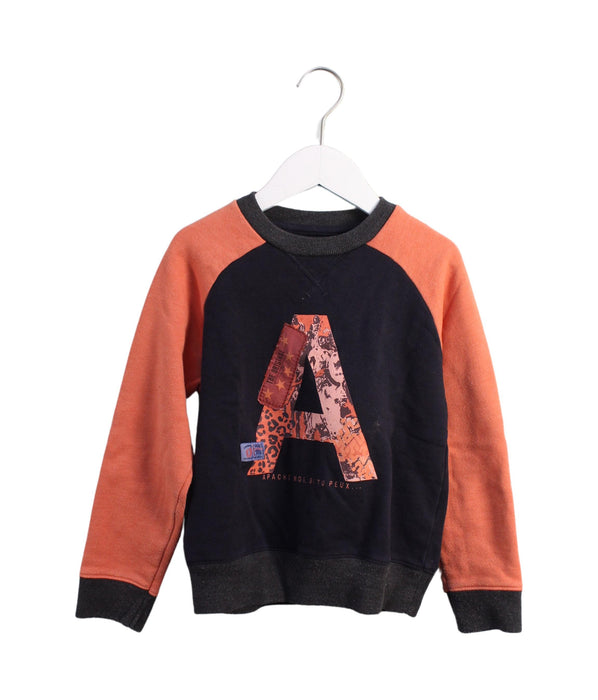 A Orange Crewneck Sweatshirts from Catimini in size 6T for neutral. (Front View)