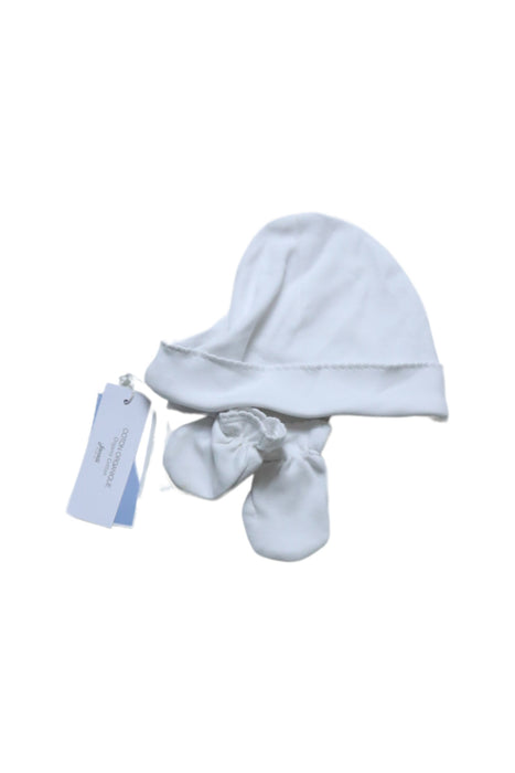 A White Beanies from Jacadi in size 0-3M for neutral. (Back View)