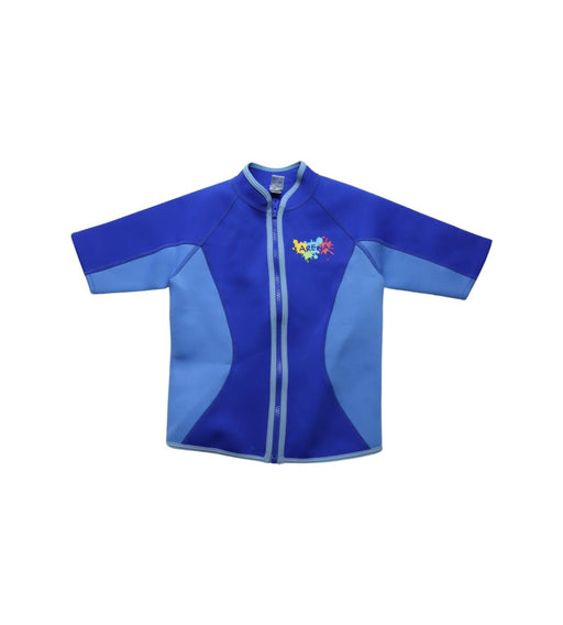 A Blue Wetsuits from Arena in size 7Y for boy. (Front View)