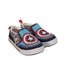 A Blue Slip Ons from Stride Rite in size 3T for boy. (Front View)