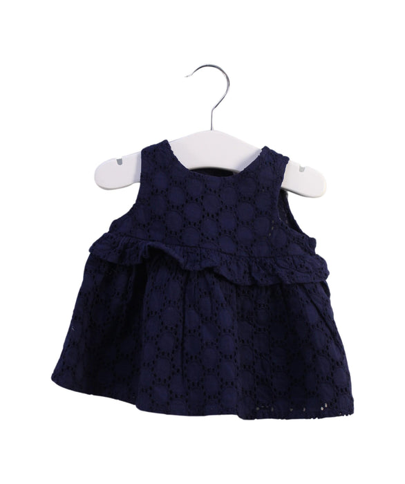 A Blue Dress Sets from Sprout in size 0-3M for girl. (Front View)