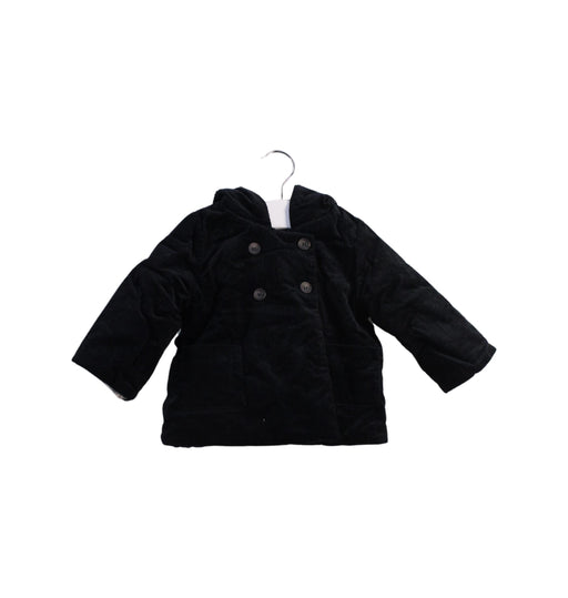 A Black Lightweight Jackets from Bonpoint in size 6-12M for boy. (Front View)