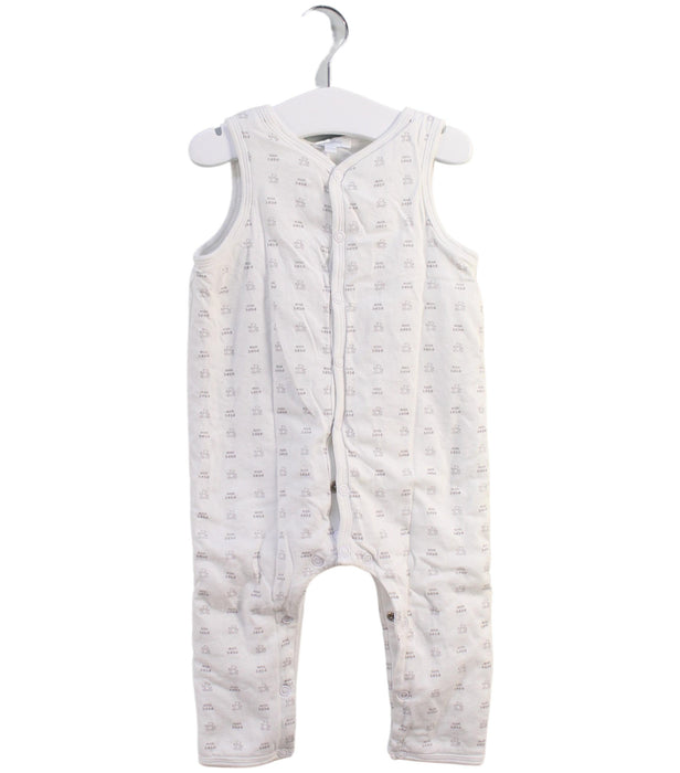 A White Jumpsuits from Jacadi in size 6-12M for neutral. (Front View)