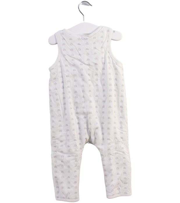 A White Jumpsuits from Jacadi in size 6-12M for neutral. (Back View)